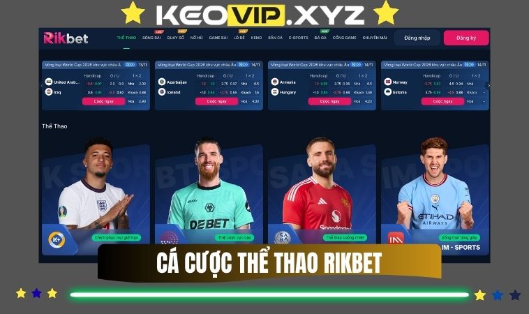 Cá Cược Thể Thao Rikbet – Nhà Cái Thể Thao Hàng Đầu Châu Á