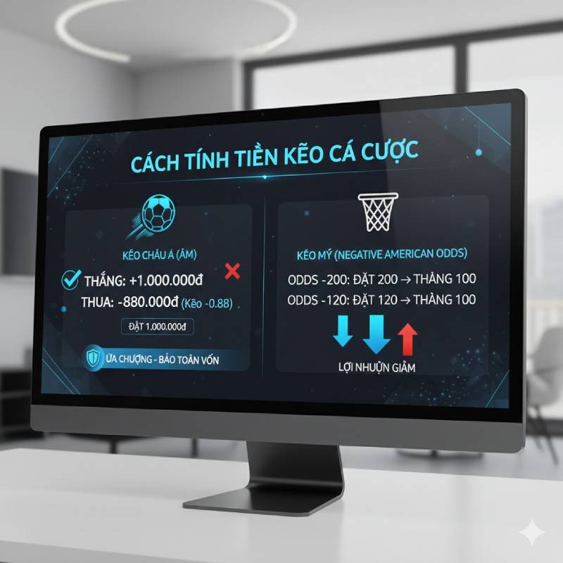 Cách đọc và tính tiền khi chơi kèo âm