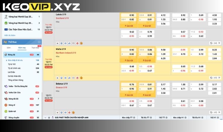 Canh “keo vang” truoc gio bong lan