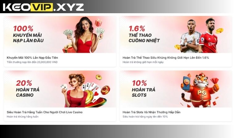 Khuyến mãi cực khủng – chơi càng nhiều, lời càng lớn