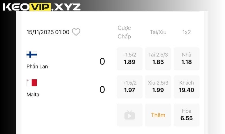 Phan tich keo nha cai Phan Lan va Malta