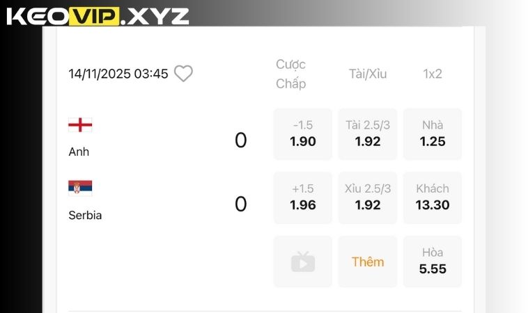 Phan tich keo nha cai anh vs seria